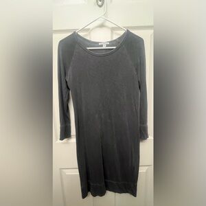 James Perse Long Sleeve T Shirt Dress